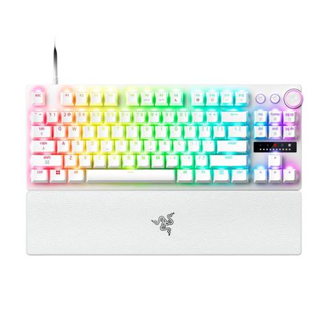 Razer Huntsman V3 Pro TKL 8KHz Analog Optical Esports Keyboard - White