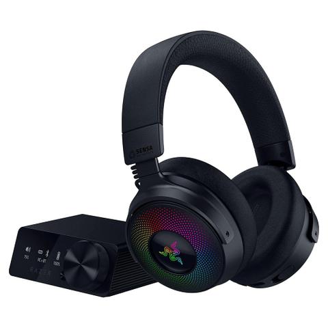 Razer Kraken V4 Pro Wireless RGB Gaming Headset w/ Control Hub - Black