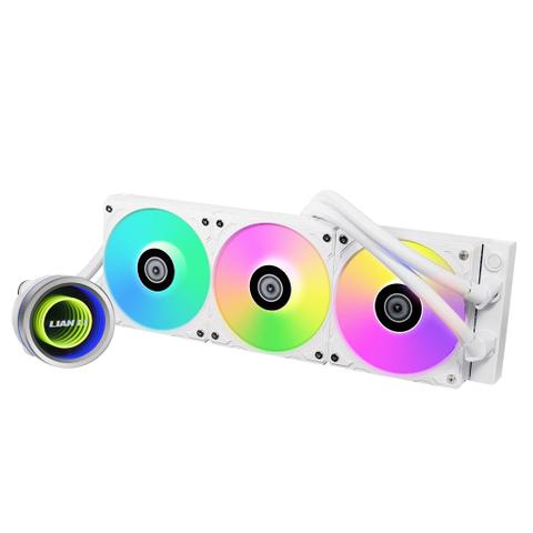 Lian Li Galahad II Trinity 360 ARGB AIO Liquid CPU Cooler - White (Refurbished)