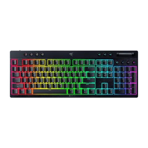 Razer BlackWidow V4 Pro Low-Profile Wireless Mechanical Keyboard - Orange Switches (Refurbished)