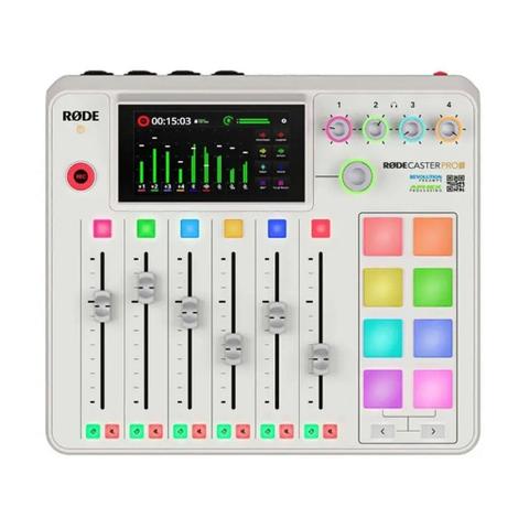 Rode RODECaster Pro II Integrated Audio Production Studio - White