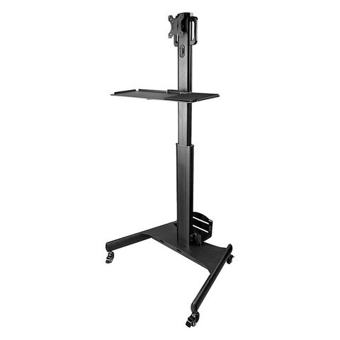 StarTech Mobile Workstation Cart - Mounts for Desktop PC/CPU & Monitor