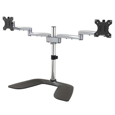 StarTech Dual Monitor Stand - Ergonomic Desktop Monitor Mount 32" VESA