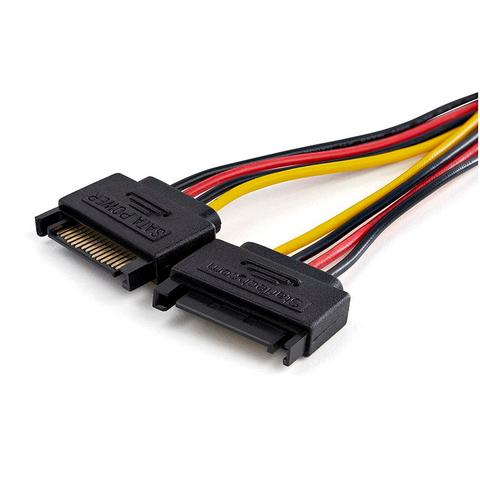 StarTech Dual SATA to LP4 Power Doubler Cable Adapter, 2 SATA to 4 Pin LP4