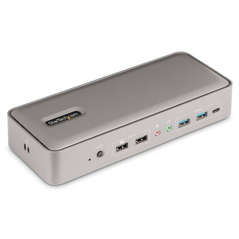 StarTech Dual-Laptop USB-C KVM Docking Station