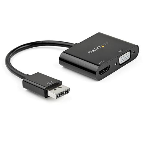 StarTech DisplayPort to HDMI VGA Adapter Converter - HDMI 2.0 4K 60Hz