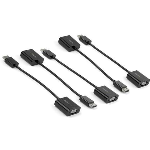 StarTech 5-Pack DisplayPort to VGA Adapter - DP to VGA Active Converter