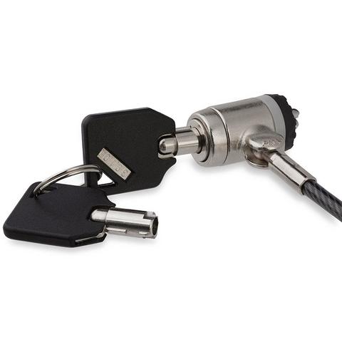 StarTech 2m Laptop Cable Lock with Keys - Keyed K-Slot Security Cable