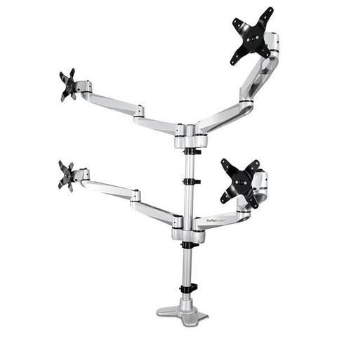 StarTech.com Quad Monitor Desk Mount Arm - Premium Articulating VESA 4x 27"