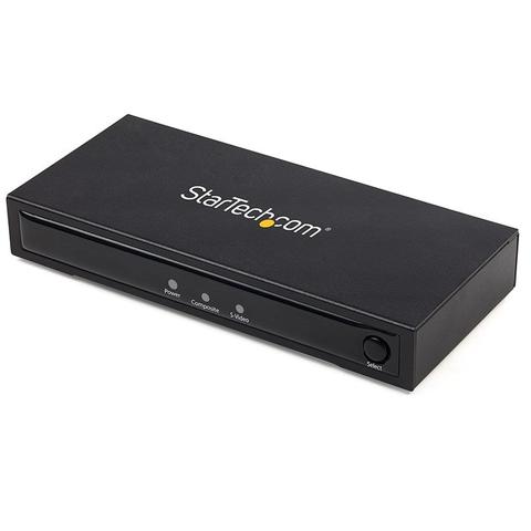 StarTech S-Video or Composite to HDMI Converter with Audio - 720p