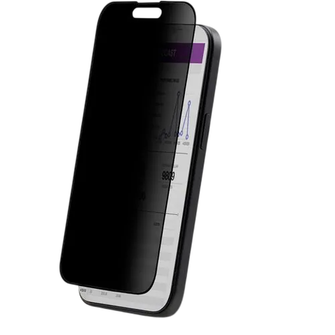 StarTech Tempered Glass Privacy Screen Filter for iPhone 15 Plus w/ Applicator Frame