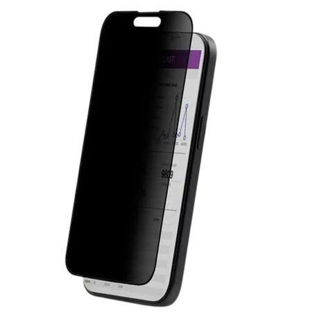 StarTech Tempered Glass Privacy Screen Filter for iPhone 15 Pro Max w/ Applicator Frame