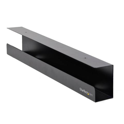 StarTech Under Desk Cable Management Tray - Black