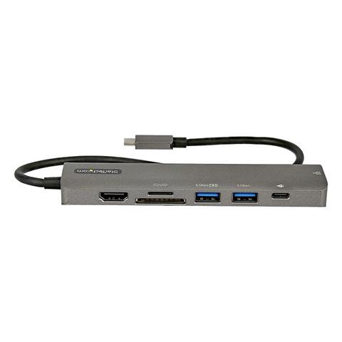 StarTech USB-C to 4K 60Hz HDMI/PD/SD/USB/GbE Multiport Adapter