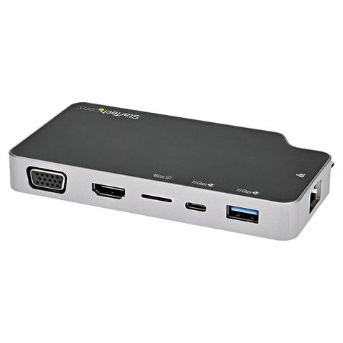 StarTech USB-C to 4K HDMI or VGA/PD/10Gbps USB Multiport Adapter