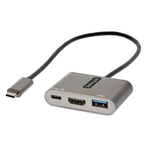 StarTech USB-C Multiport Adapter Hub - 4K HDMI/PD 3.0/USB 3.0 Hub