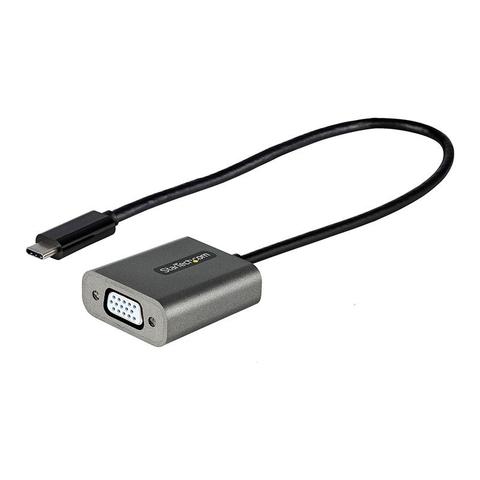StarTech USB-C to VGA Adapter - 12" Cable USB Type-C to VGA Converter
