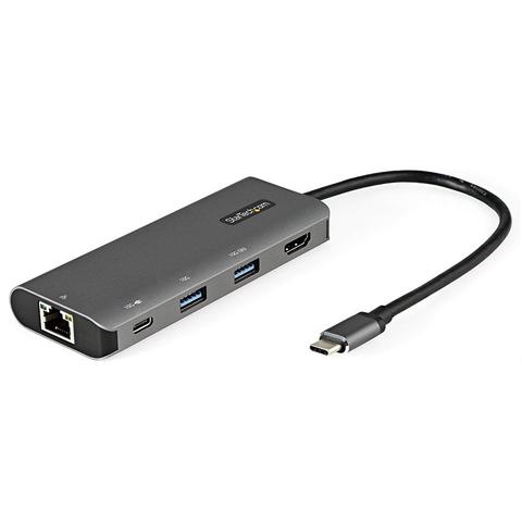 StarTech USB C Multiport Adapter - 4K HDMI/PD/USB/GbE- 10Gbps Mini Dock