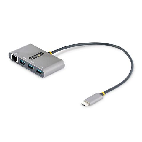 StarTech 3-Port USB-C Hub with Ethernet