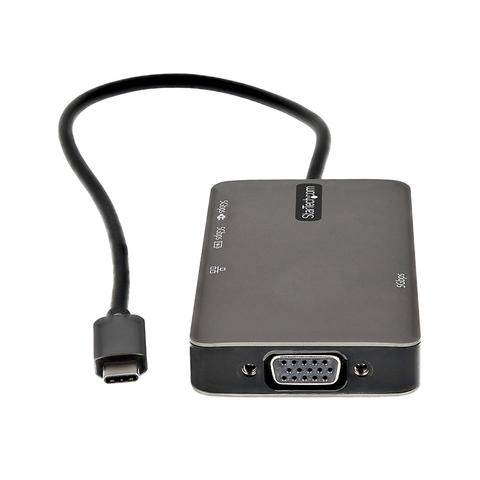 StarTech USB-C Multiport Adapter - USB C to 4K HDMI/VGA, PD, 3xUSB, GbE