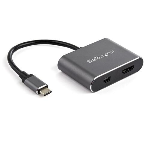 StarTech USB C to Mini DisplayPort/HDMI 2.0 Multiport Adapter 4K 60Hz