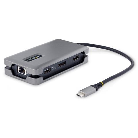 StarTech USB-C to 4K 60Hz HDMI/DP Multiport Adapter with 100W Power Delivery