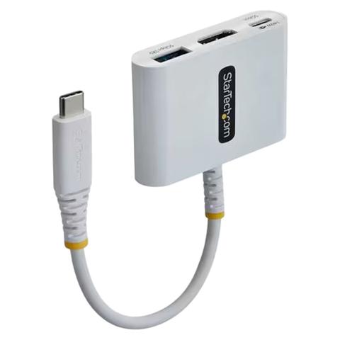StarTech USB-C to 4K HDMI w/ 140w PD and USB 5Gbps Multiport Adapter - White