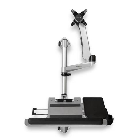 StarTech Wall Mount Workstation - Height Adjustable - 34" VESA Monitor