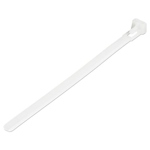 StarTech 15cm Cable Ties - 7mm wide, 35mm Diam, 22kg Tens Stren - 100 Pack White