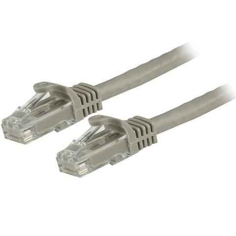StarTech CAT6 Ethernet Cable 1.5m Grey 650MHz 100W Snagless Patch Cord