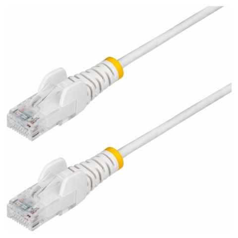 StarTech 1.5m Cat6 Snagless Patch Cord Ethernet Cable - White