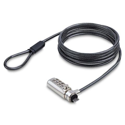 StarTech 1.5m Slim Lock K-Slot Compatible Security Cable Laptop Lock