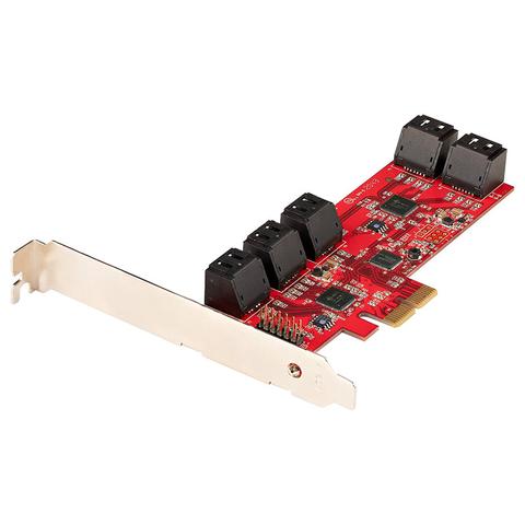 StarTech 10 Ports 6Gbps PCI Express SATA Expansion Card