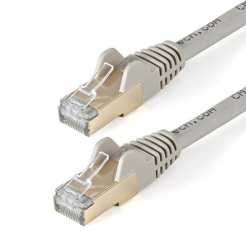 StarTech 10 m CAT6a Ethernet Cable - 10GbE STP Snagless 100W PoE Grey