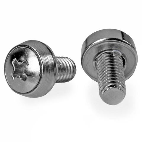 StarTech 12-24 Server Rack Screws - 50 pack - Nickel-plated