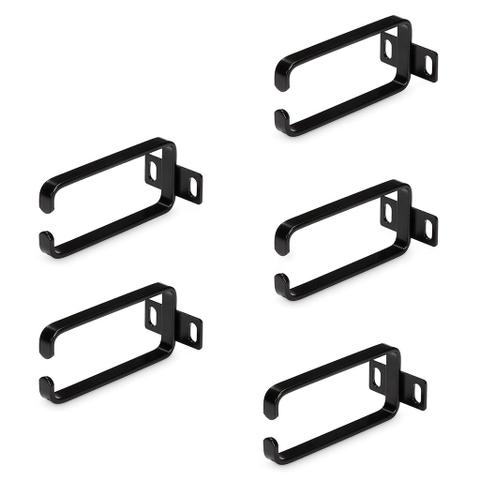 StarTech 1U Vertical Cable Management D-Ring Hooks - 5 Pack