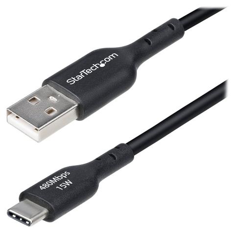 StarTech 1m USB-A to USB-C Charging Cable - Black