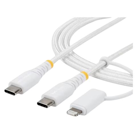 StarTech 1m USB-C w/ Lightning Adapter Braided Cable