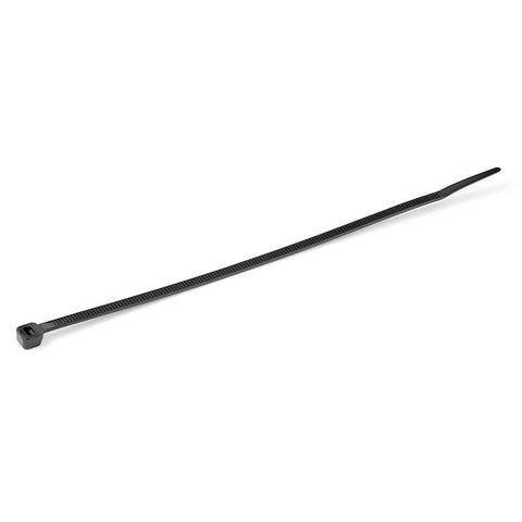 StarTech 25cm Cable Ties - 4mm wide,68mm Diam,22kg Tens Stren -1000 Pack Black