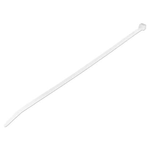 StarTech 25cm Cable Ties - 4mm wide,68mm Diam,22kg Tens Stren -1000 Pack White