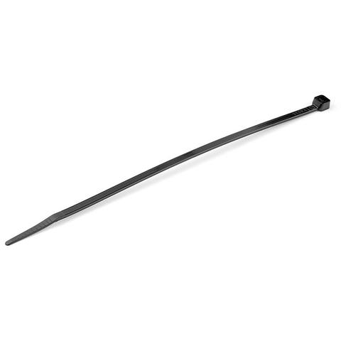 StarTech 20cm Cable Ties - 4mm wide, 55mm Diam, 22kg Tens Stren - 100 Pack Black