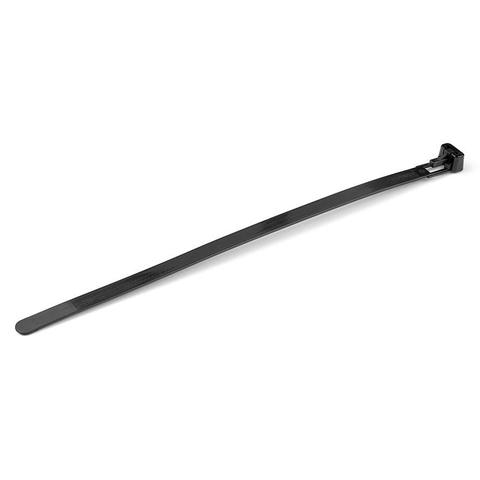 StarTech 20cm Cable Ties - 7mm wide, 50mm Diam, 22kg Tens Stren - 100 Pack Black