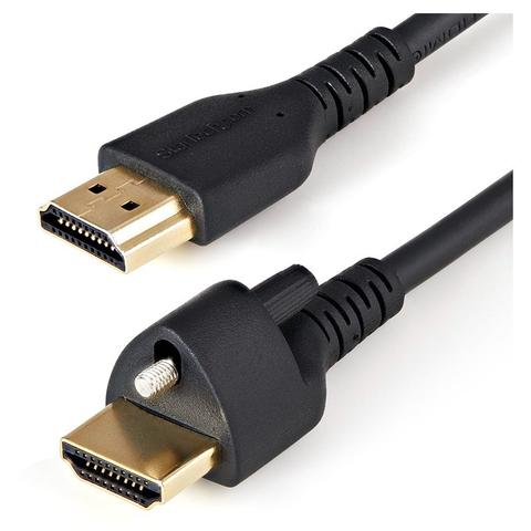StarTech 2m/6ft HDMI Cable with Locking Screw - 4K 60Hz HDMI 2.0 Cable