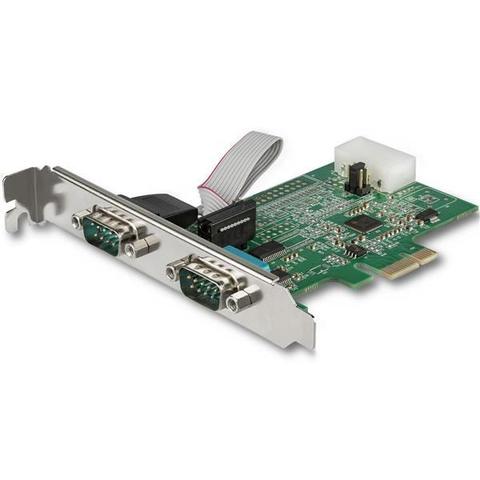 StarTech 2-port PCI Express RS232 Serial Adapter Card - PCIe Dual DB9