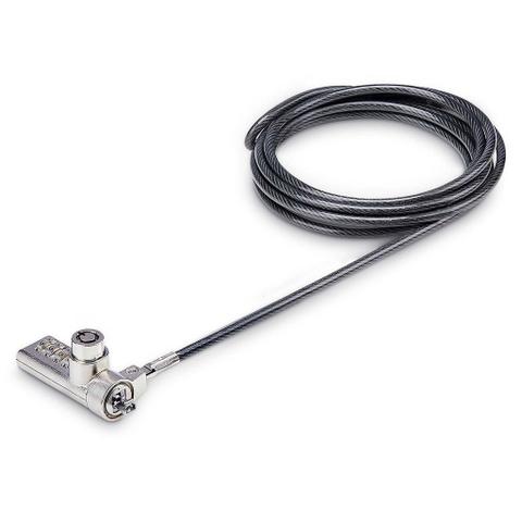StarTech 2m Dual-Access Security Cable Laptop Lock - 10 Pack
