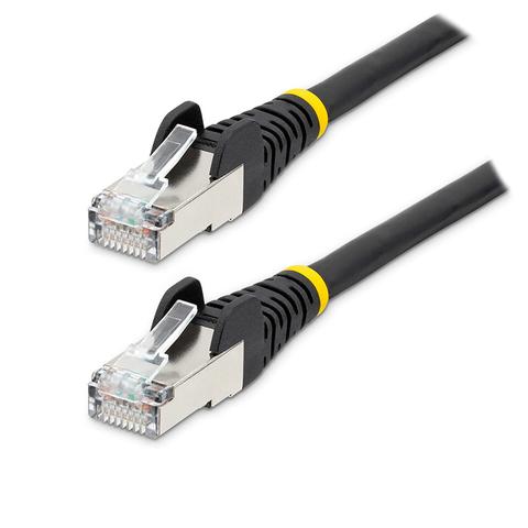 StarTech 2m LSZH 10GbE S/FTP 100W CAT6a Ethernet Cable - Black