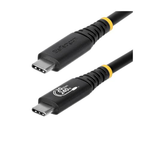 StarTech 2m 240W USB4 Thunderbolt 4 USB-C to USB-C Cable - USB-IF Certified