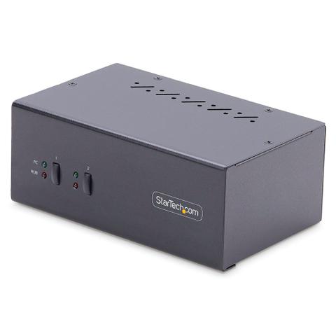 StarTech 2-Port Dual-Monitor 4K 60Hz DisplayPort KVM Switch