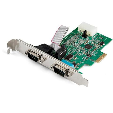 StarTech 2-port PCI Express RS232 Serial Adapter Card - PCIe Dual DB9