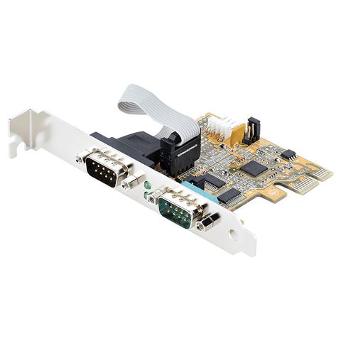 StarTech 2 Port PCI Express Serial Card - PCIe to Dual Port RS232 Card